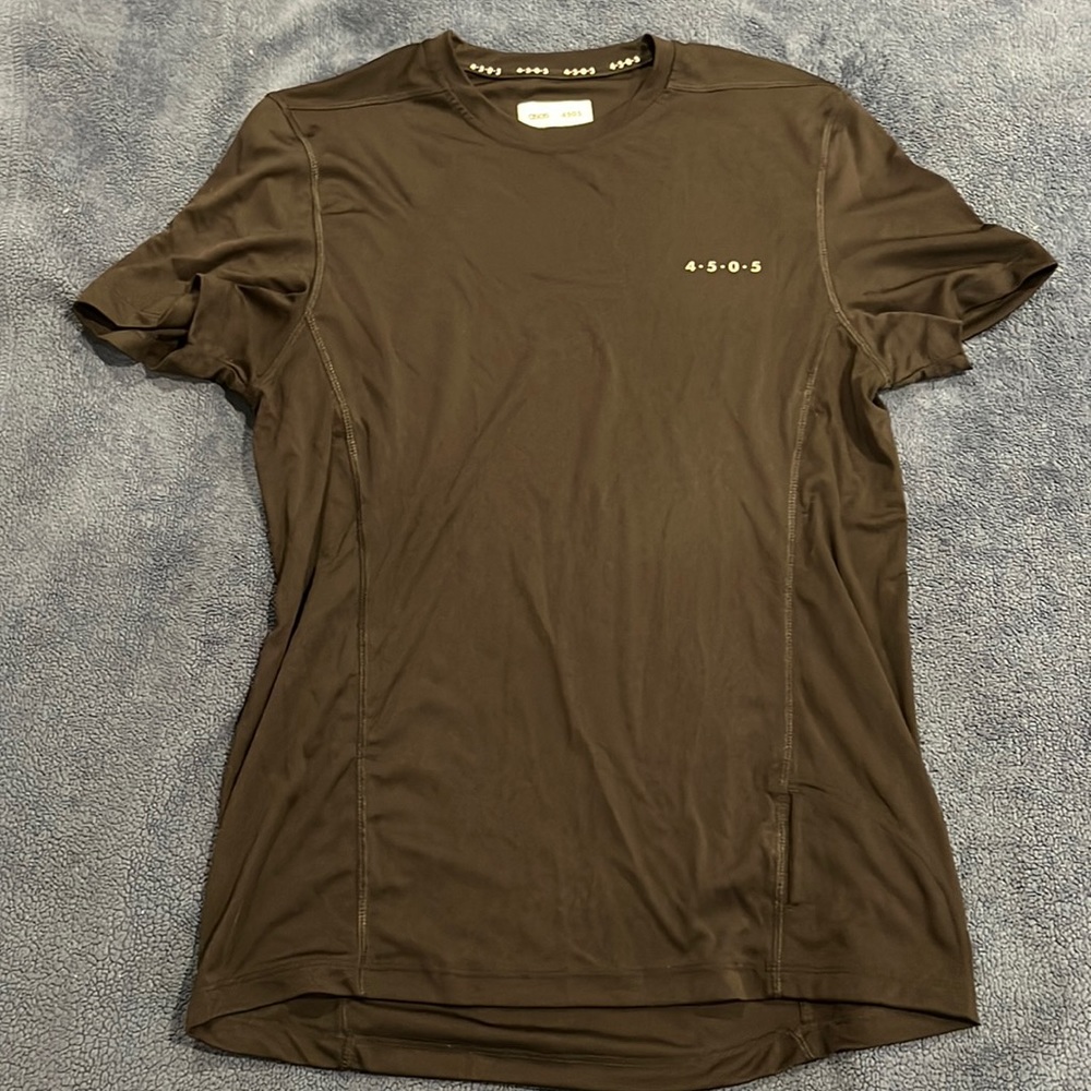 Gym workout tshirt black medium